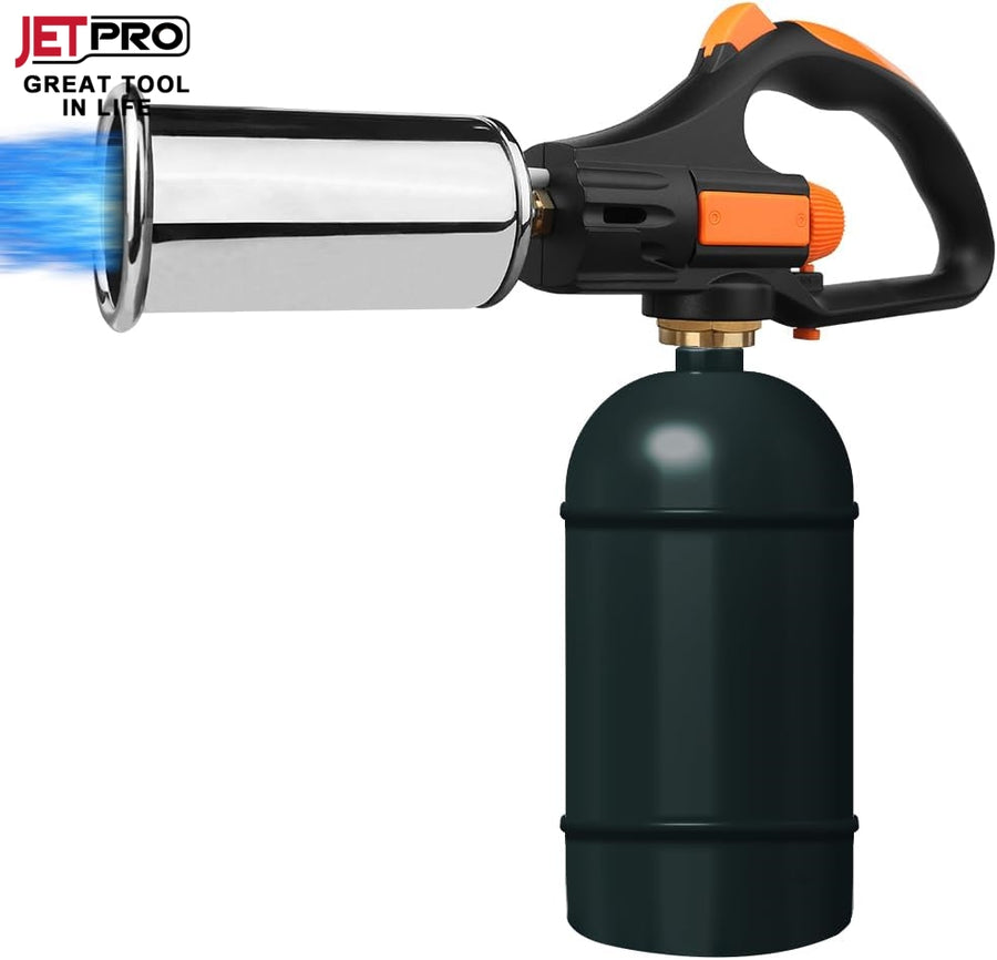 ®JETPRO HaloGrip Butane Torch (Propane Tank Not Included)- Ignite Culinary Brilliance with Style and Precision!