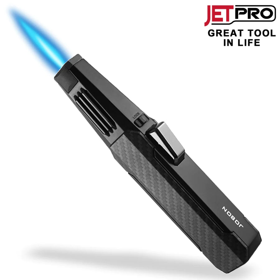 ® JETPRO TitanEdge Butane Torch ( Butane Not Included) - Unleash the Power of Style and Precision!