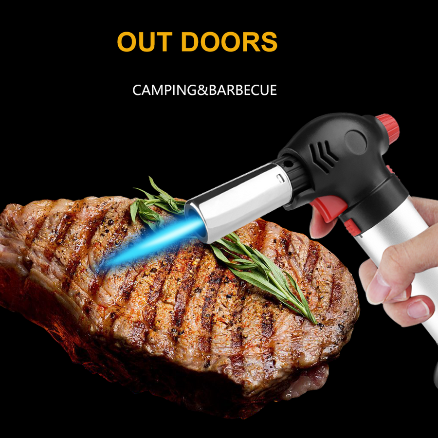 SUPRUS Kitchen Torch Lighter Butane Refillable with Adjustable Flame and Safety Lock( Butane Gas Not Included ) #YZ095