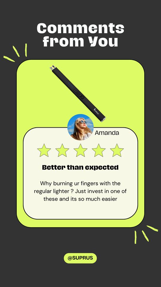 Customer Reviews on SUPRUS SerenitySpark Electric Candle Lighter: A Bright Spark of Innovation!