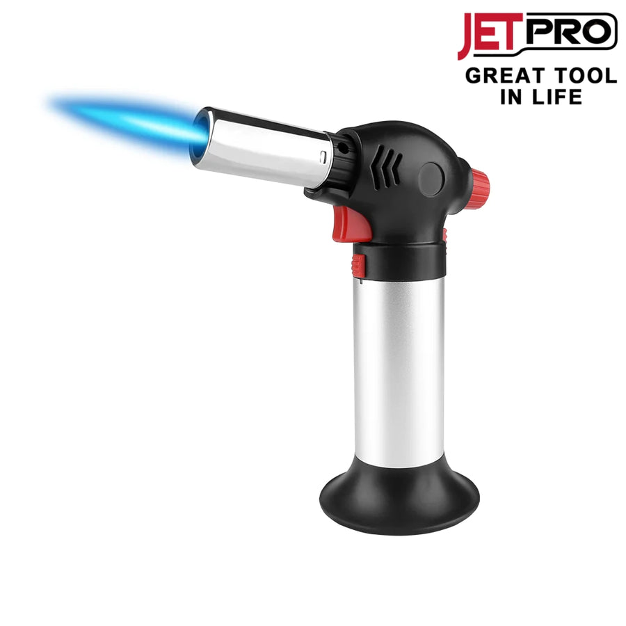 ®JETPRO  Kitchen Torch Lighter Butane Refillable with Adjustable Flame and Safety Lock( Butane Gas Not Included ) #YZ095