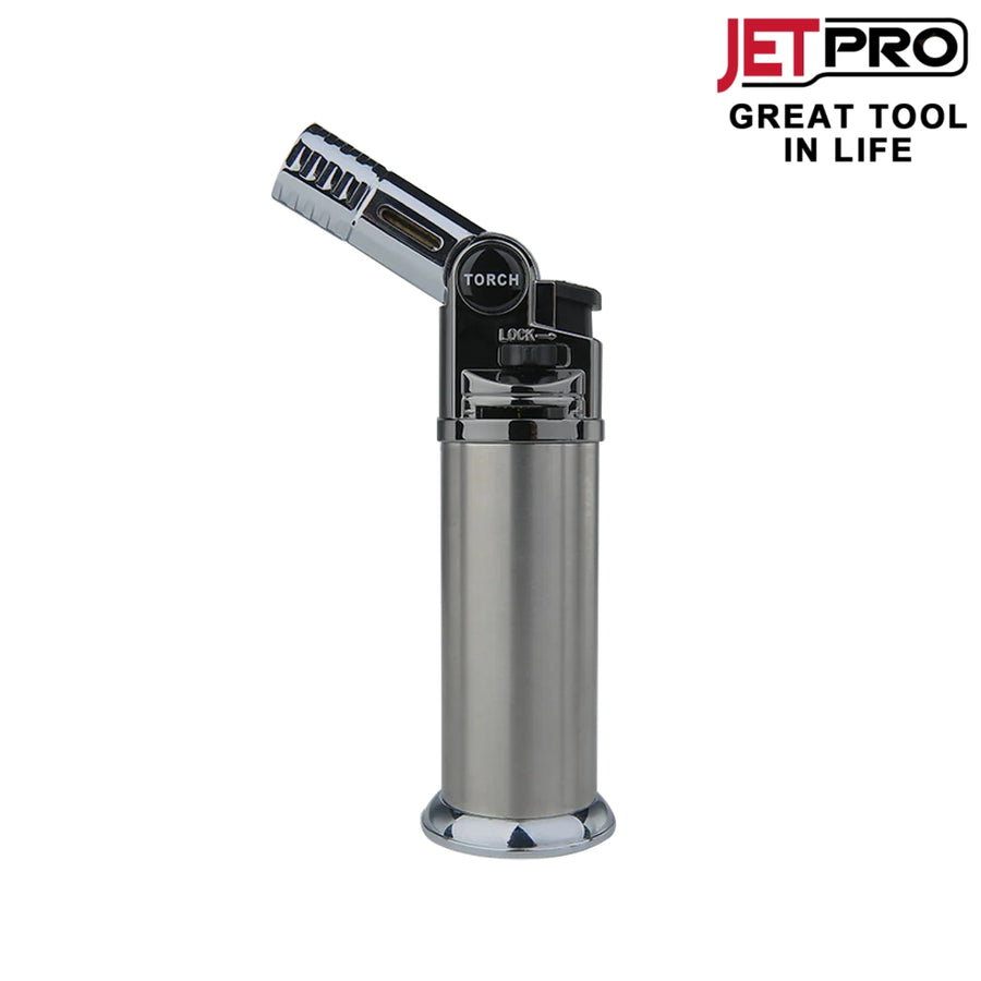®JETPRO LuxeFlame Butane Torch (Butane Gas Not Included) - Stylish Power for Discerning Women