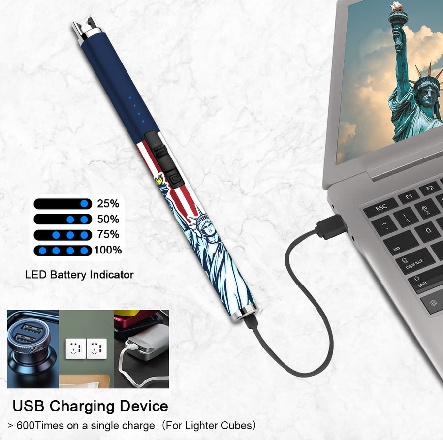 SUPRUS USB LighterBest Souvenir for Independence Memorial and Veterans Day (Statue of Liberty)#PW510SL