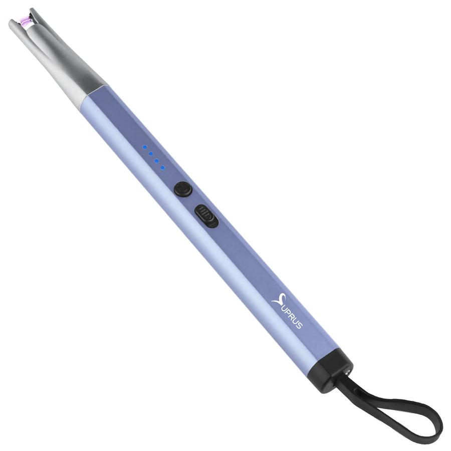 SUPRUS Candle Lighter Electric Arc Lighter Rechargeable Blue Purple