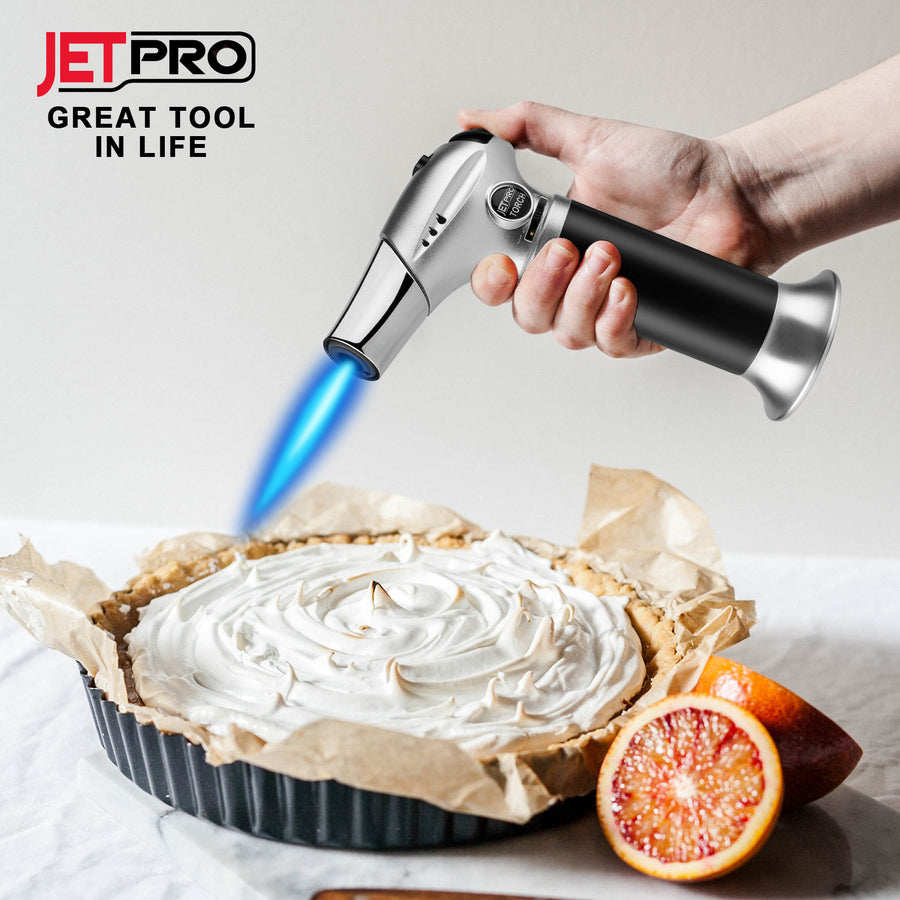 ®JETPRO FlameFocus Butane Torch ( Butane Gas Not Included )- Ignite with Precision and Style!