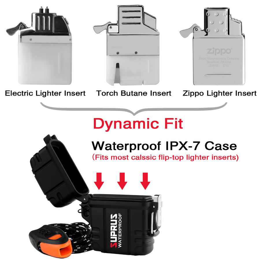SUPRUS Camo and Black Dual Arc Lighter(Case Removable)2 color options #HJ459SUPA