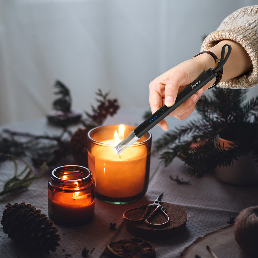 SUPRUS Candle Lighter Electric Arc Lighter Rechargeable ignition