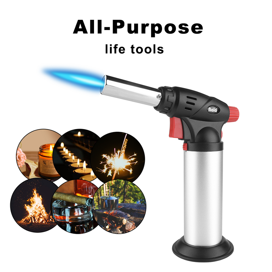 SUPRUS Kitchen Torch Lighter Butane Refillable with Adjustable Flame and Safety Lock( Butane Gas Not Included ) #YZ076